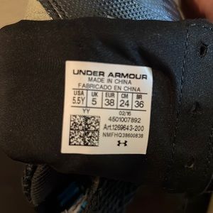 Under Armour C1N high top football cleats